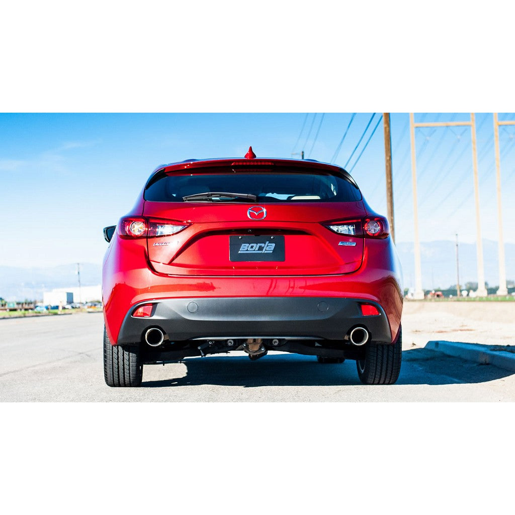 BORLA 11918 Задня секція Rear Section, MAZDA 3 2.0/2.5L Насадка №35, 2014-16, звук S-Type Photo-1