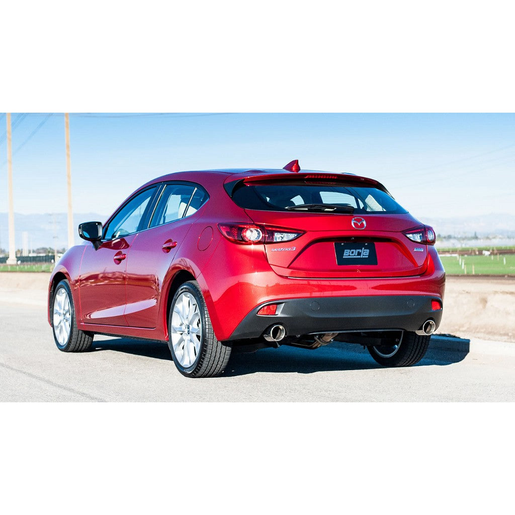 BORLA 11918 Задня секція Rear Section, MAZDA 3 2.0/2.5L Насадка №35, 2014-16, звук S-Type Photo-2