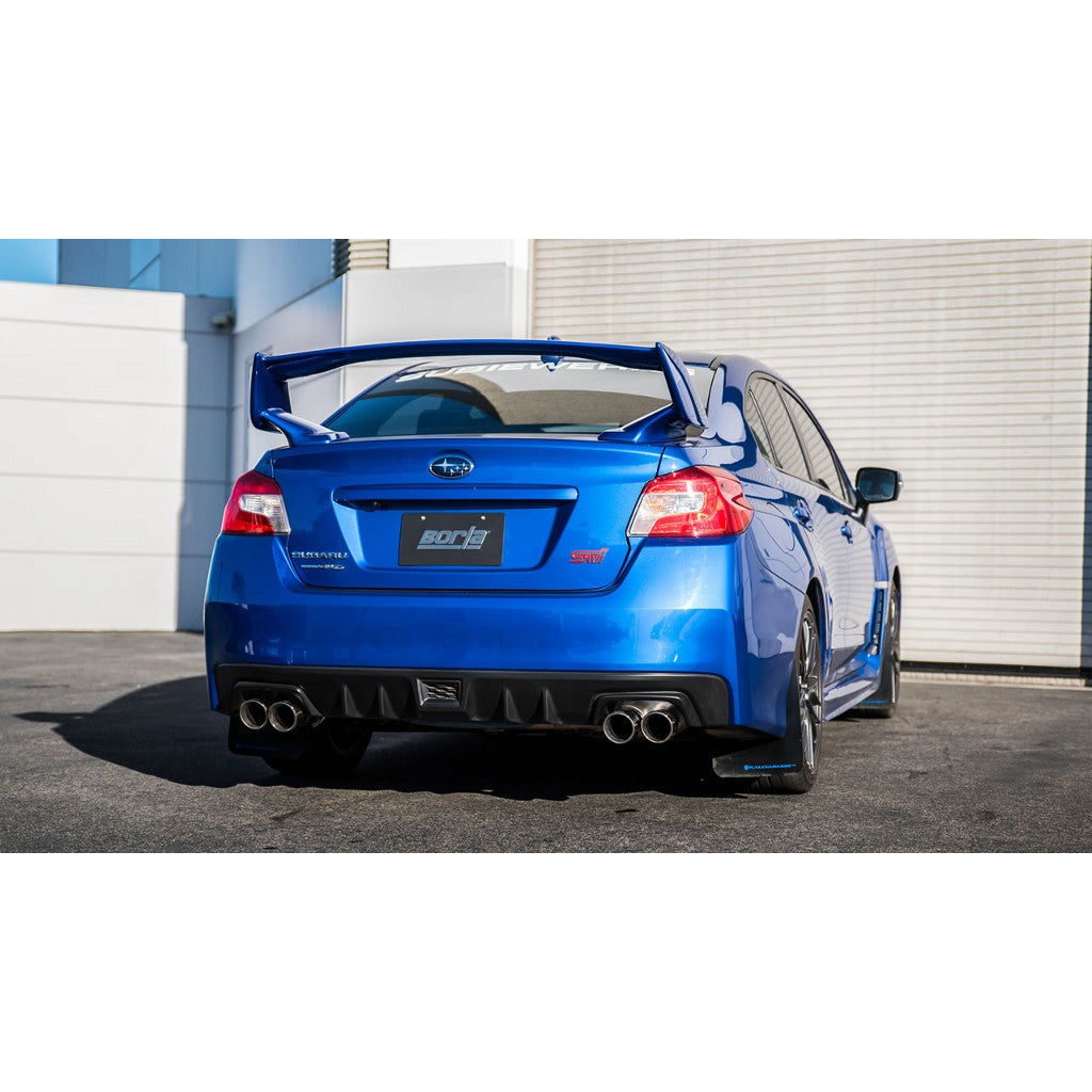 BORLA 140595 Вихлопна система Cat-Back, Impreza WRX/WRX STI Sedan 2.0L/2.5L Turbo, 2015-16, звук S Photo-2
