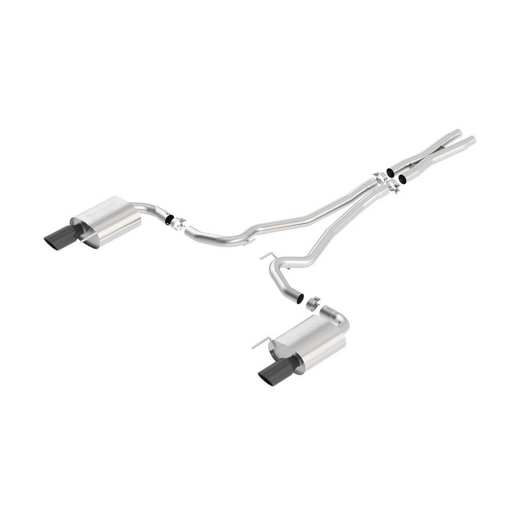 BORLA 140590BC Вихлопна система Cat-Back, Mustang GT V8-5.0L, Насадка №49, 2015-16, звук S-Type Photo-0