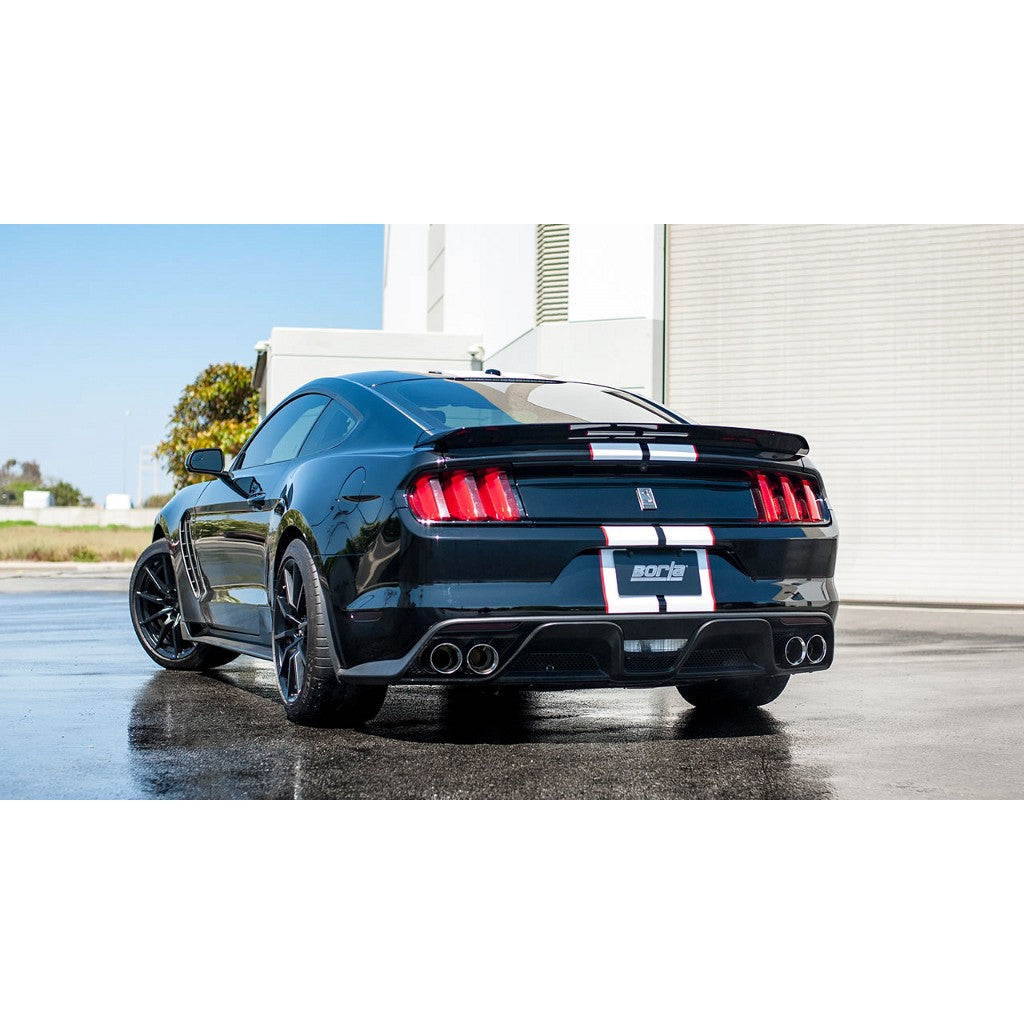 BORLA 140684 Вихлопна система Cat-Back, Mustang Shelby GT350 V8-5.2L, Насадка №44, 2015-16, звук AT Photo-1
