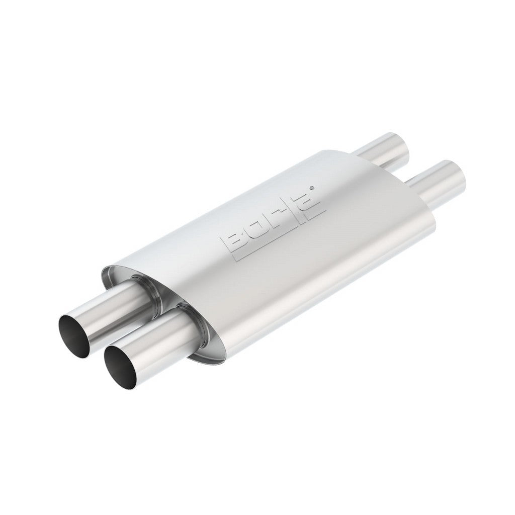 BORLA 60561 Резонатор Resonator для систем 140590 і140591, Mustang GT V8-5.0L - 2.25 ", 2015-16, звук Photo-0