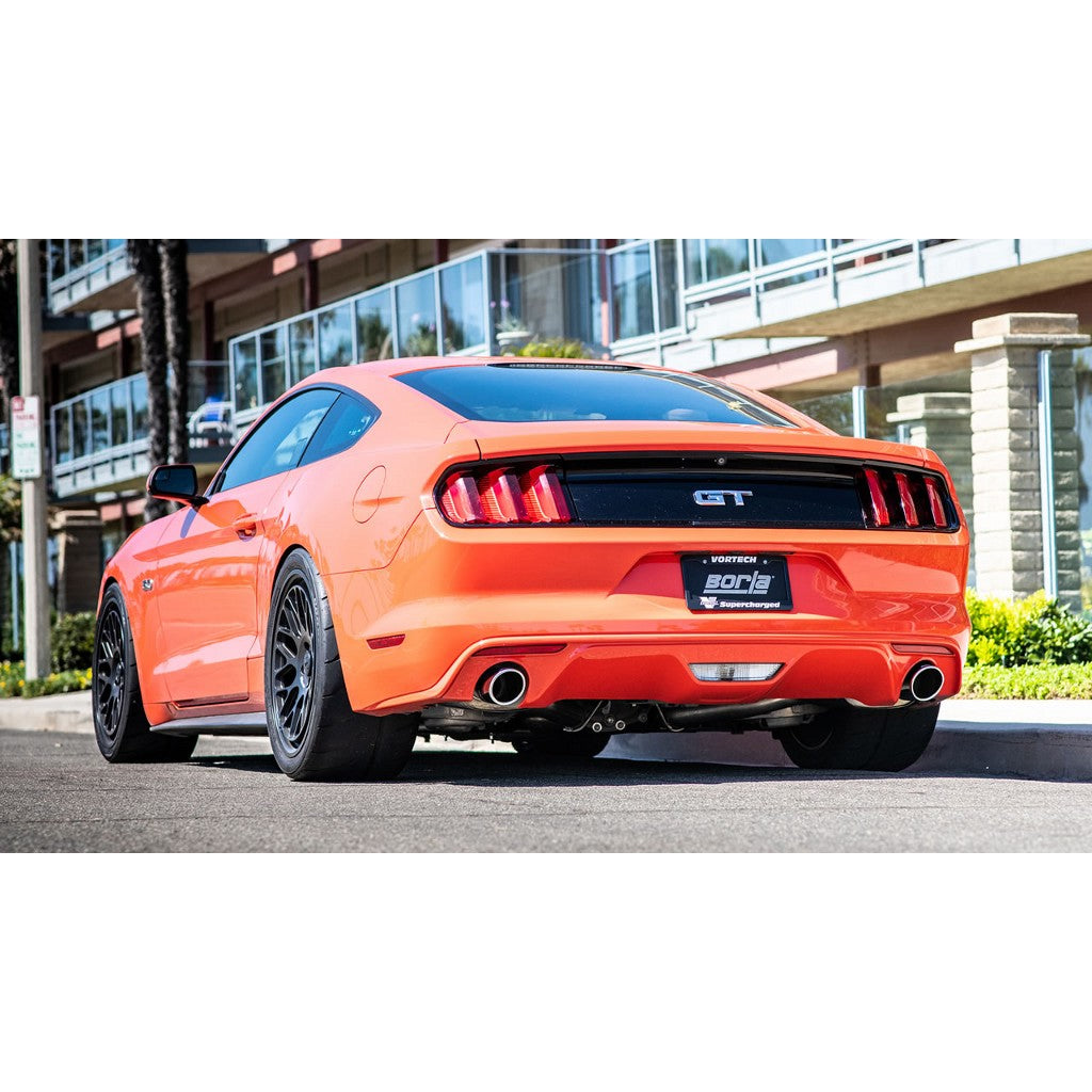 BORLA 60561 Резонатор Resonator для систем 140590 і140591, Mustang GT V8-5.0L - 2.25 ", 2015-16, звук Photo-1