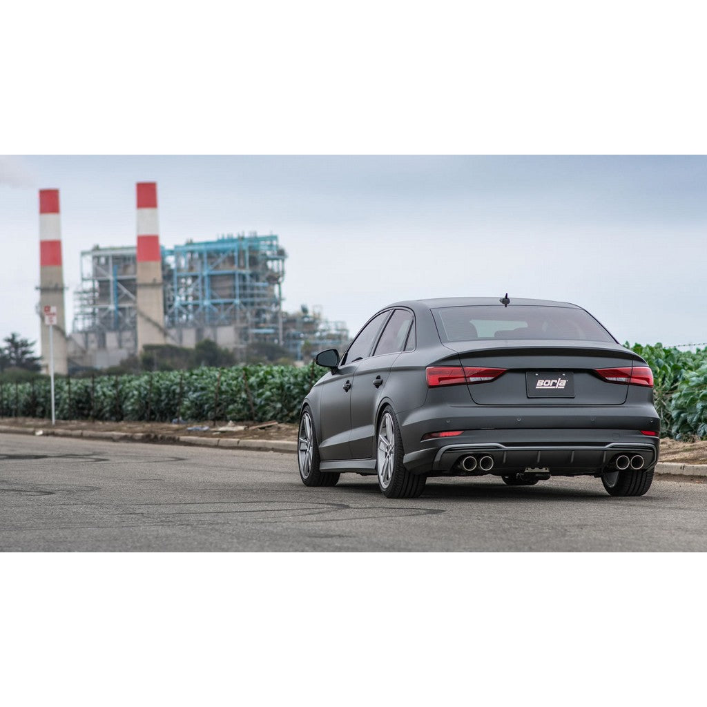 BORLA 140631 Вихлопна система Cat-Back, S3 8V L4-2.0L (turbo) AWD, 2013-16, звук S-Type Photo-1