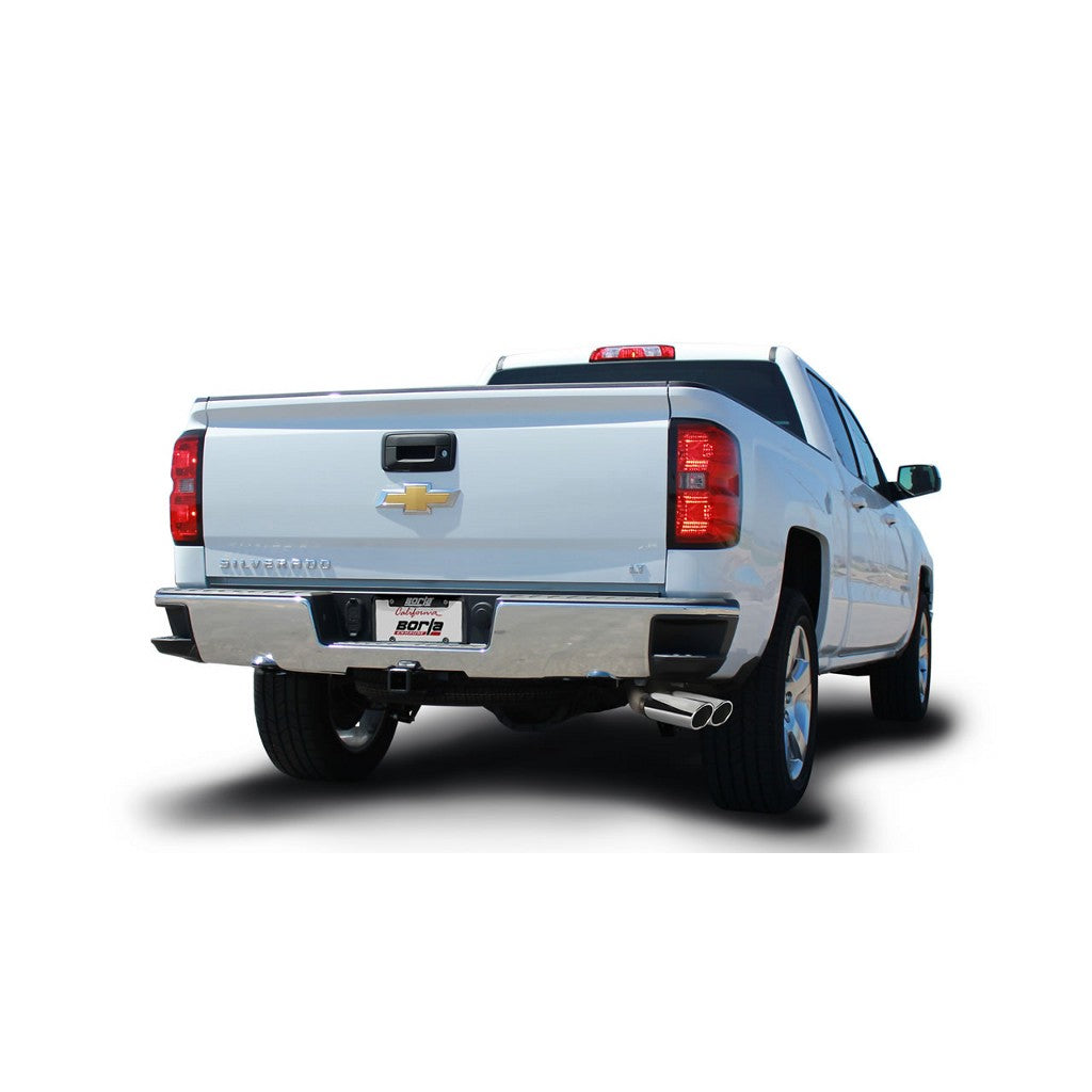 BORLA 140576 Вихлопна система Cat-Back, Silverado/Sierra V8-6.2L, Ext. Cab Standard Bed (78.7 ") Cr Photo-1