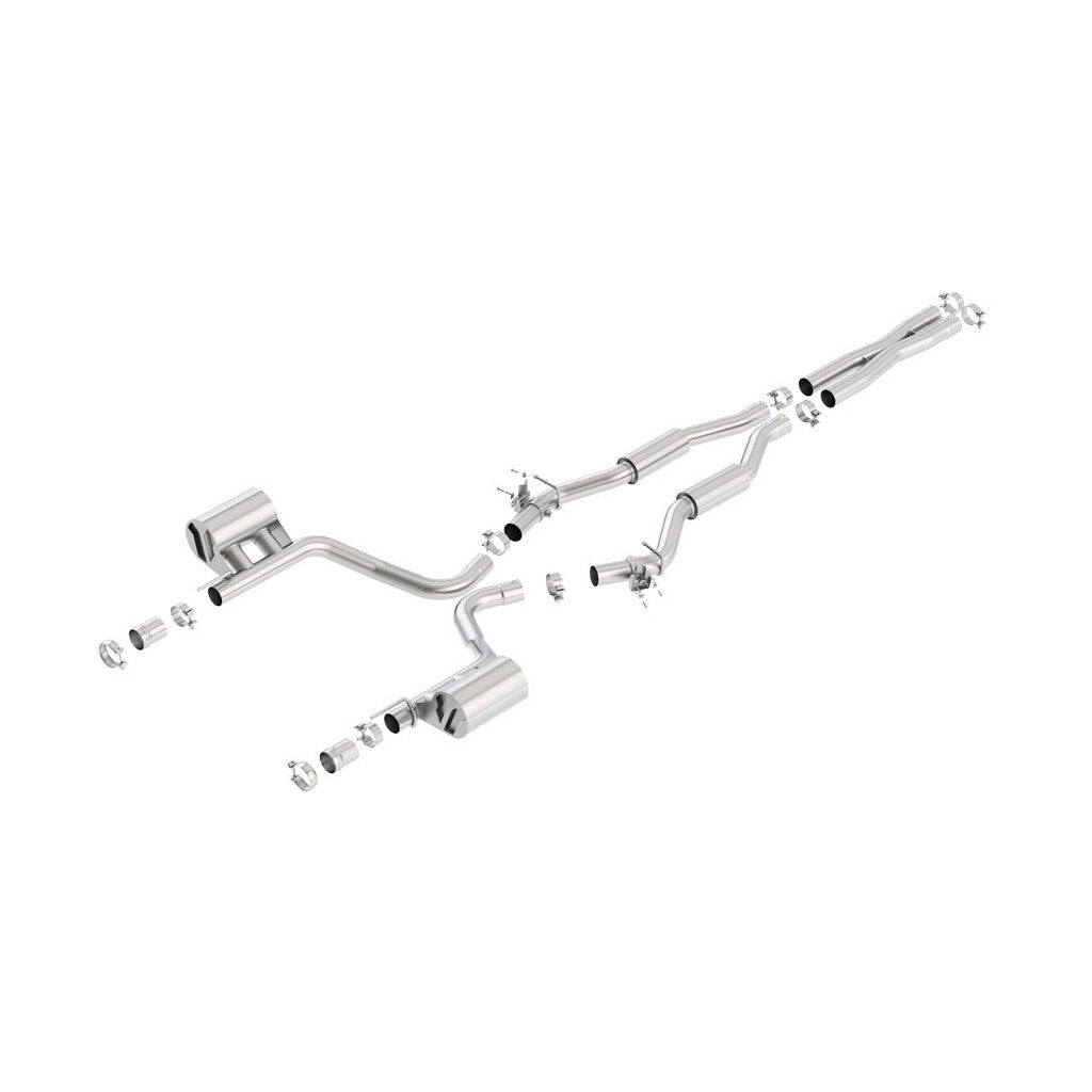 BORLA 140640 Вихлопна система Cat-Back, Challenger SRT®392/Scat Pack V8-6.4L RWD з системою MDS, Н Photo-0