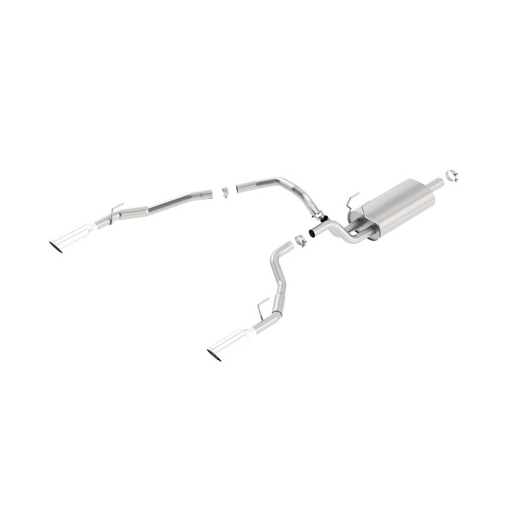 BORLA 140552 Вихлопна система Cat-Back, Ram 1500 V8-5.7L, Ext. Cab-Standard Bed (76.3 ")/Crew Cab-Sh Photo-0