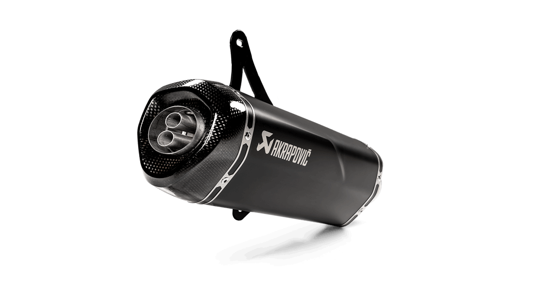 AKRAPOVIC S-VE3SO9-HRSSBL Вихлопна система Slip-On Line (SS) VESPA GTS 300 2008-2020 | GTS 125/150 2009 - 2016 Photo-0