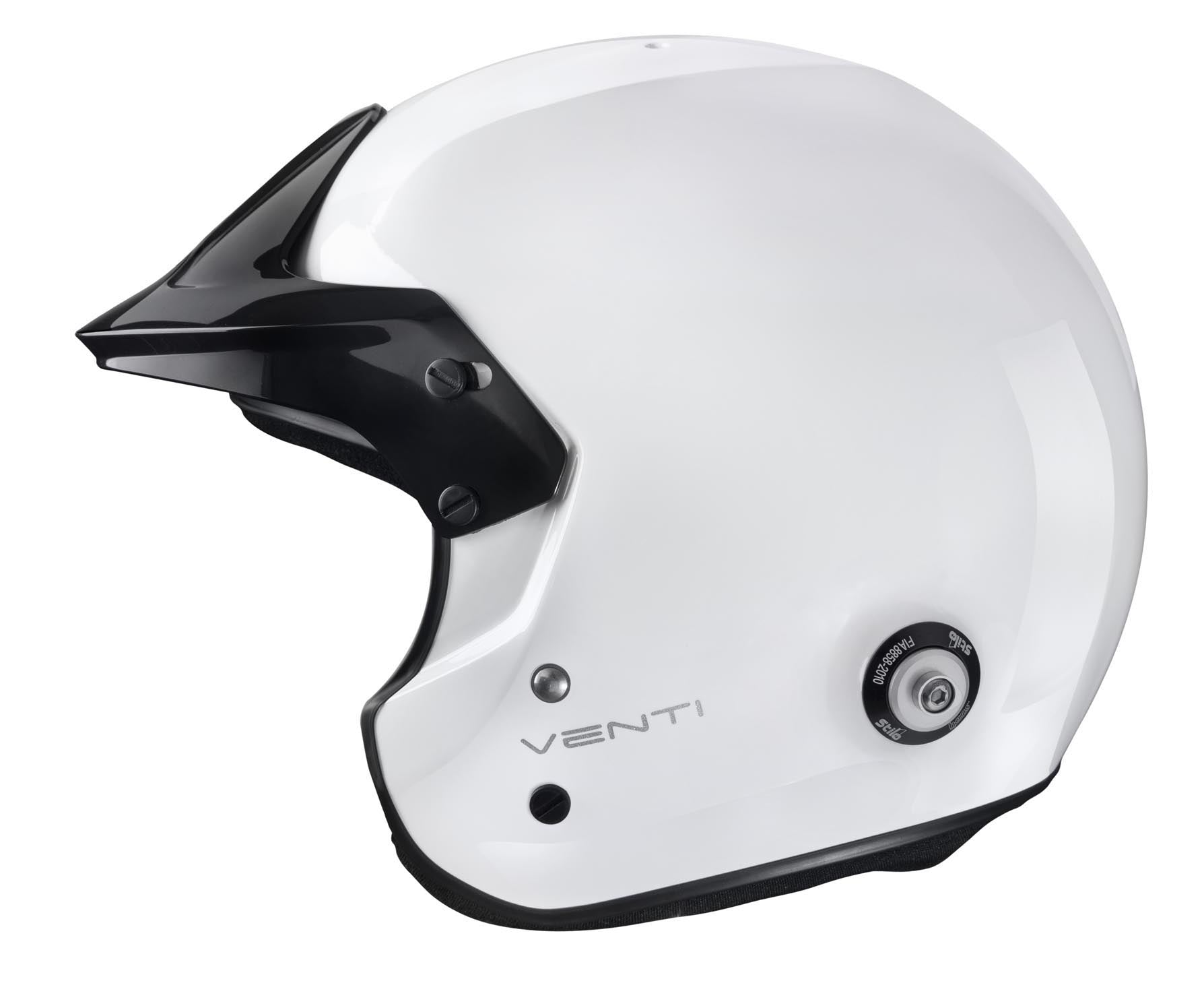 STILO AA0112AG2T640101 Шолом VENTI TROPHY JET Composite Racing, HANS, FIA/SNELL 2020, білий, розмір 64 Photo-4