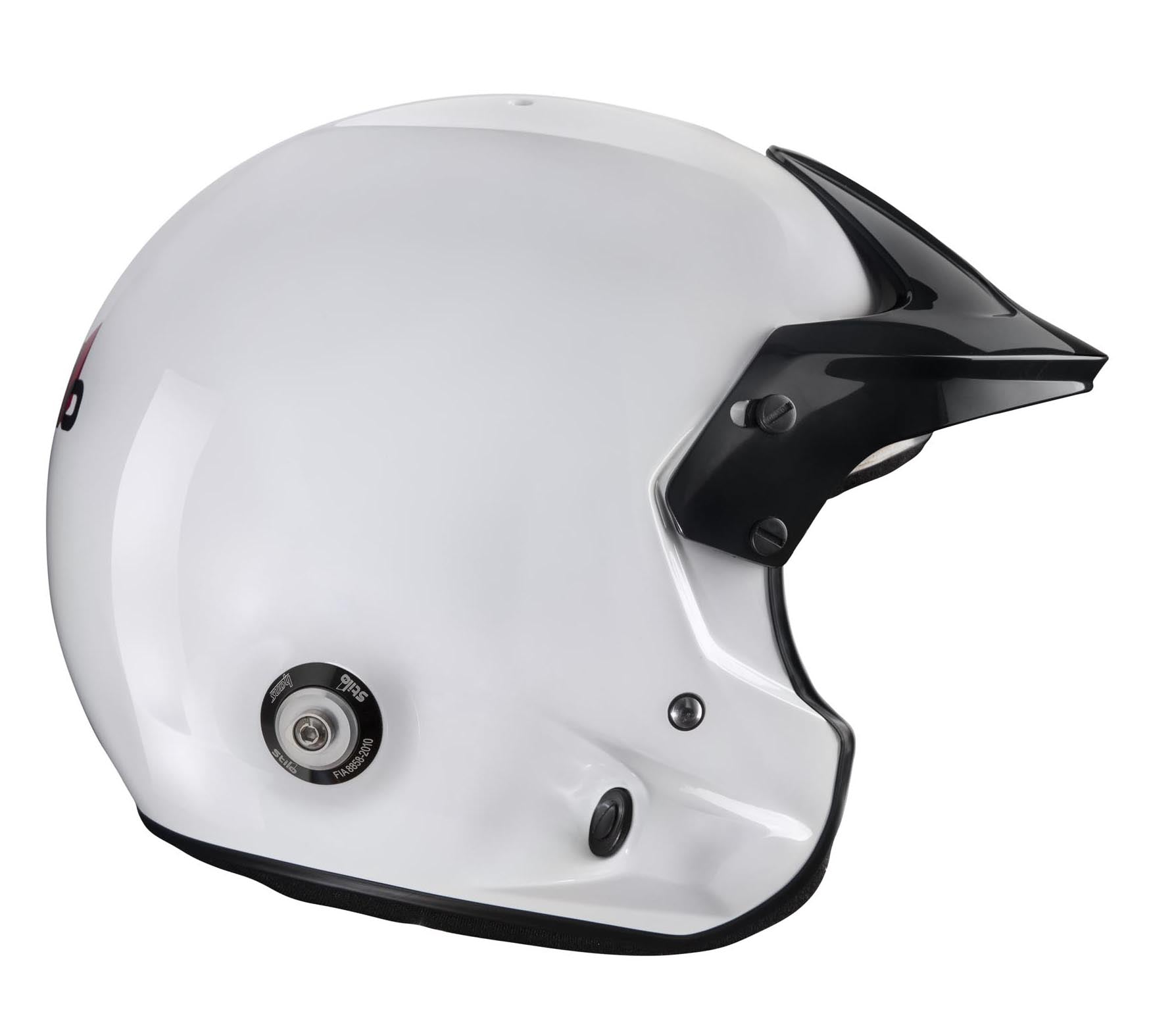 STILO AA0112AG2T640101 Шолом VENTI TROPHY JET Composite Racing, HANS, FIA/SNELL 2020, білий, розмір 64 Photo-2