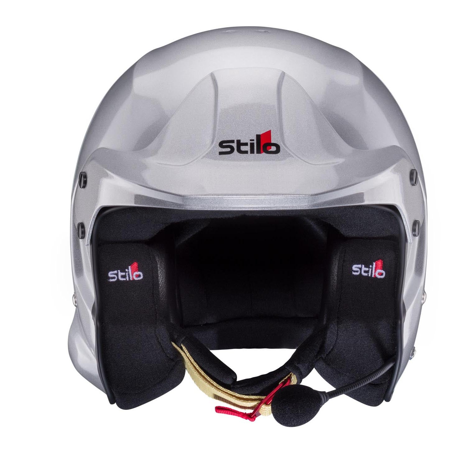 STILO AA0112EG2T54 Шолом для гонок VENTI TROPHY PLUS, відкритий, інтерком, FIA/Snell 2020, срібний, розмір 54 Photo-0