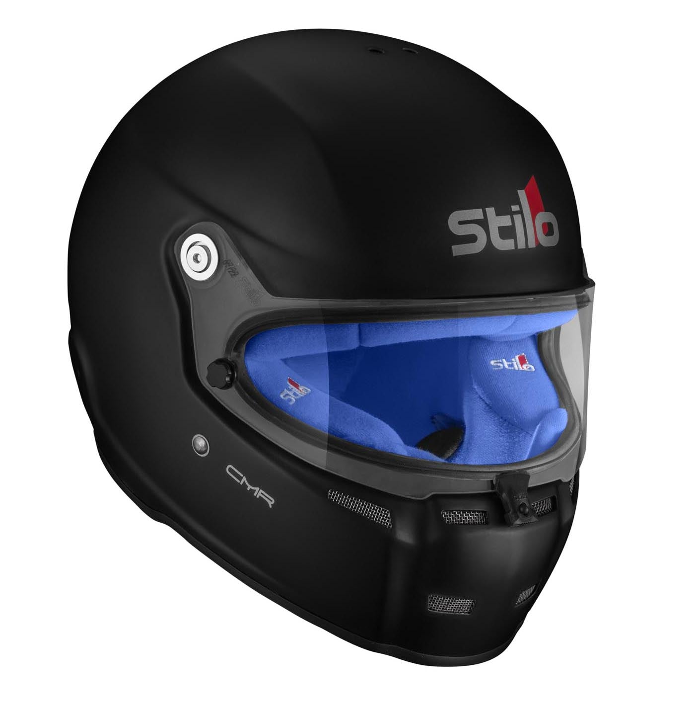 STILO AA0719AH2P55BLU Шолом для картингу ST5 CMR, Snell CMR2016, матовий чорний/синій внутрішній, розмір 55 Photo-1