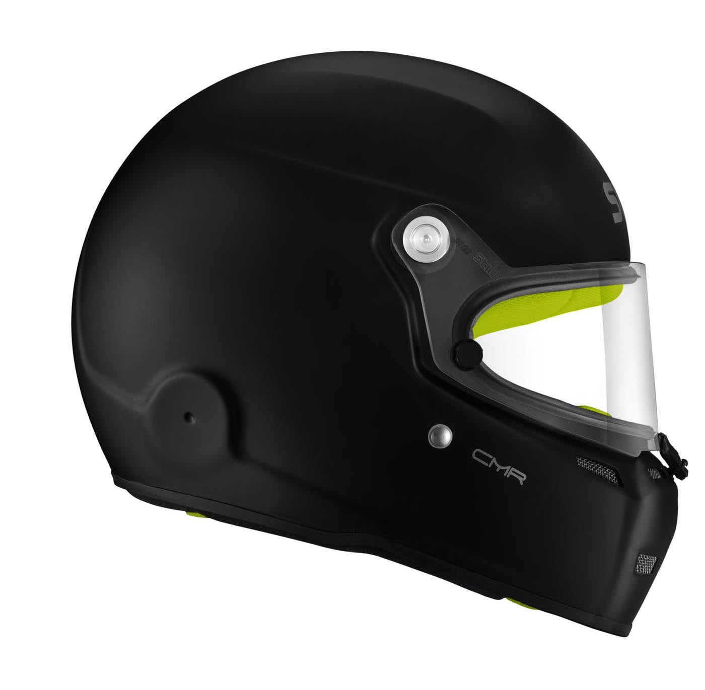 STILO AA0719AH2P54YEL Шолом для картингу ST5 CMR, Snell CMR2016, матовий чорний/жовтий внутрішній, розмір 54 Photo-6