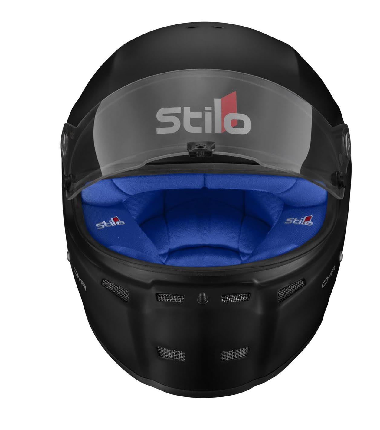 STILO AA0719AH2P55BLU Шолом для картингу ST5 CMR, Snell CMR2016, матовий чорний/синій внутрішній, розмір 55 Photo-0