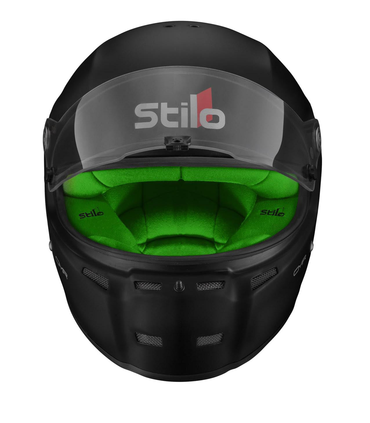 STILO AA0719AH2P55GRE Шолом для картингу ST5 CMR, Snell CMR2016, матовий чорний/зелений внутрішній, розмір 55 Photo-7