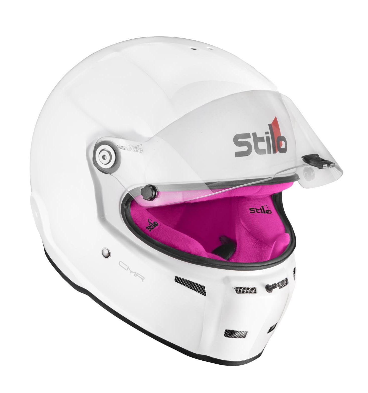 STILO AA0721AH2P55PNK Шолом для картингу ST5 CMR, Snell CMR2016, білий/рожевий внутрішній розмір 55 Photo-1