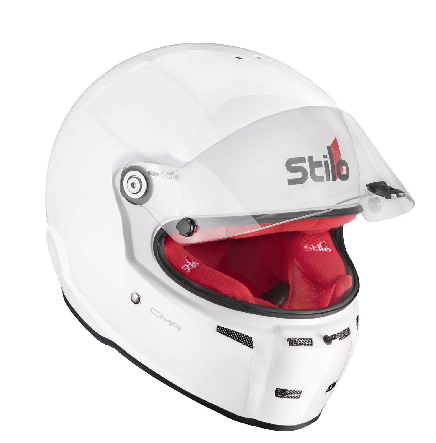 STILO AA0721AH2P57RED Шолом для картингу ST5 CMR, Snell CMR2016, білий/червоний внутрішній розмір 57 Photo-1