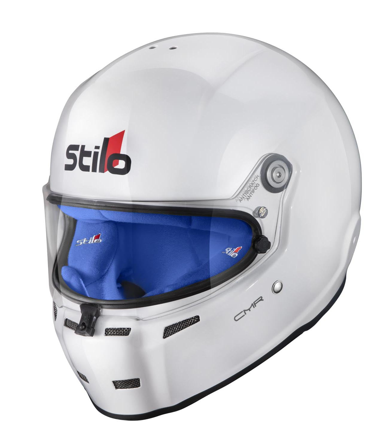 STILO AA0721AH2P59BLU Шолом для картингу ST5 CMR, Snell CMR2016, білий/синій внутрішній, розмір 59 Photo-3
