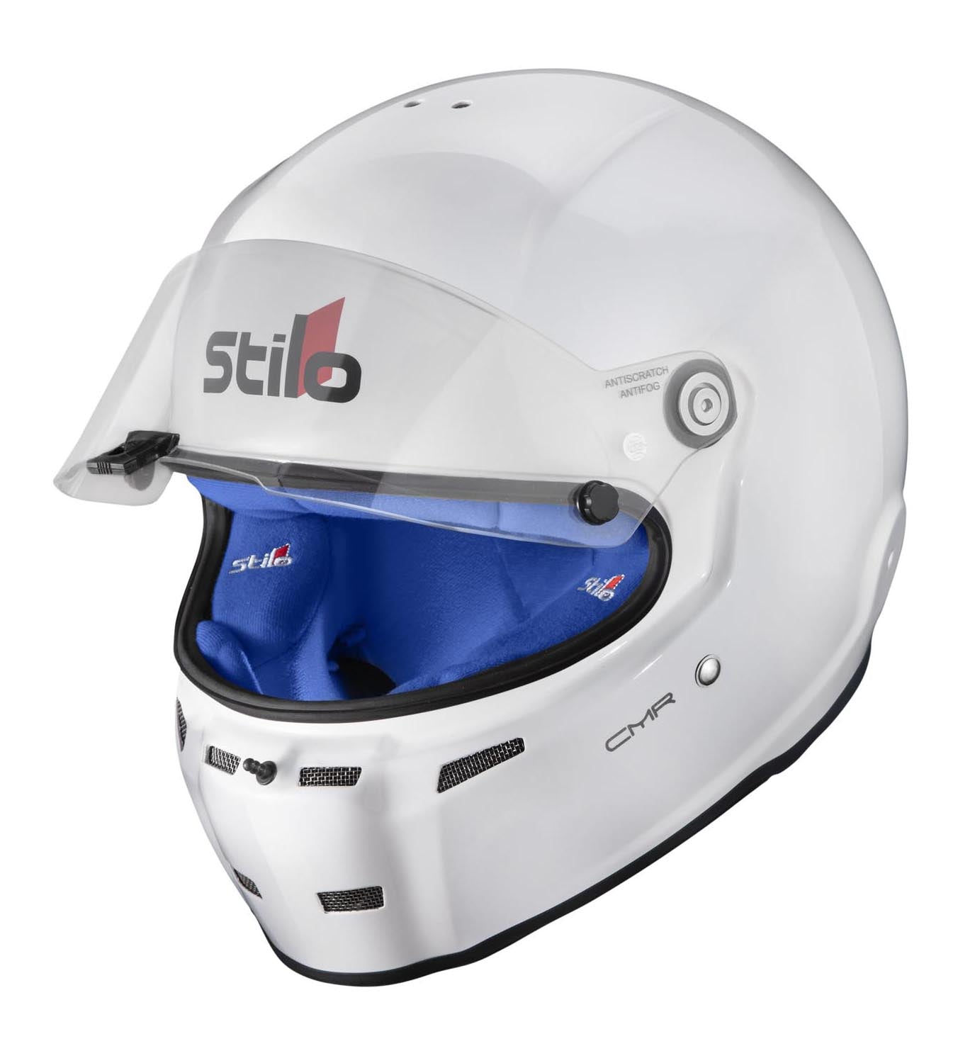 STILO AA0721AH2P59BLU Шолом для картингу ST5 CMR, Snell CMR2016, білий/синій внутрішній, розмір 59 Photo-4