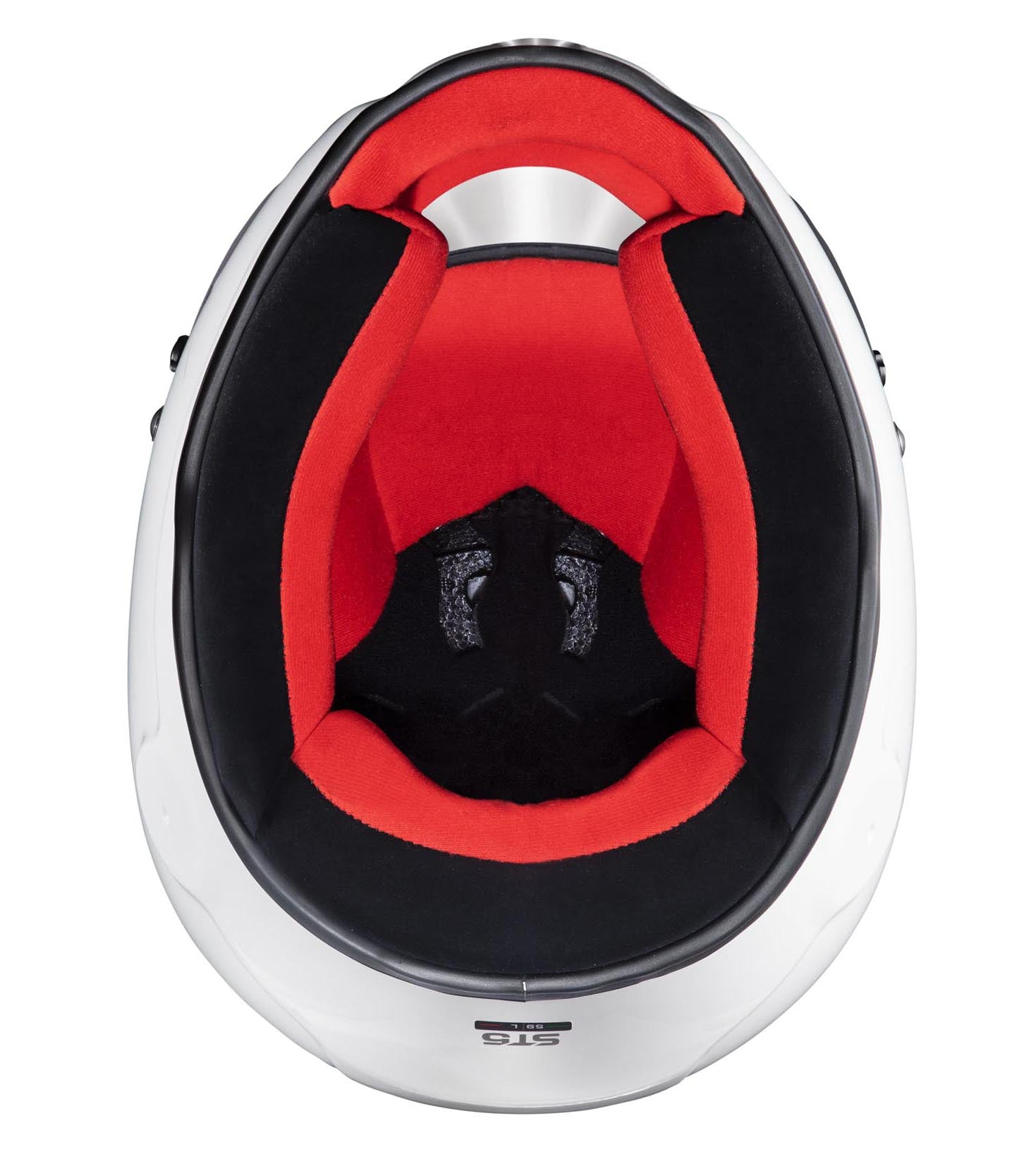 STILO AA0721AH2P59RED Шолом для картингу ST5 CMR, Snell CMR2016, білий/червоний внутрішній, розмір 59 Photo-5