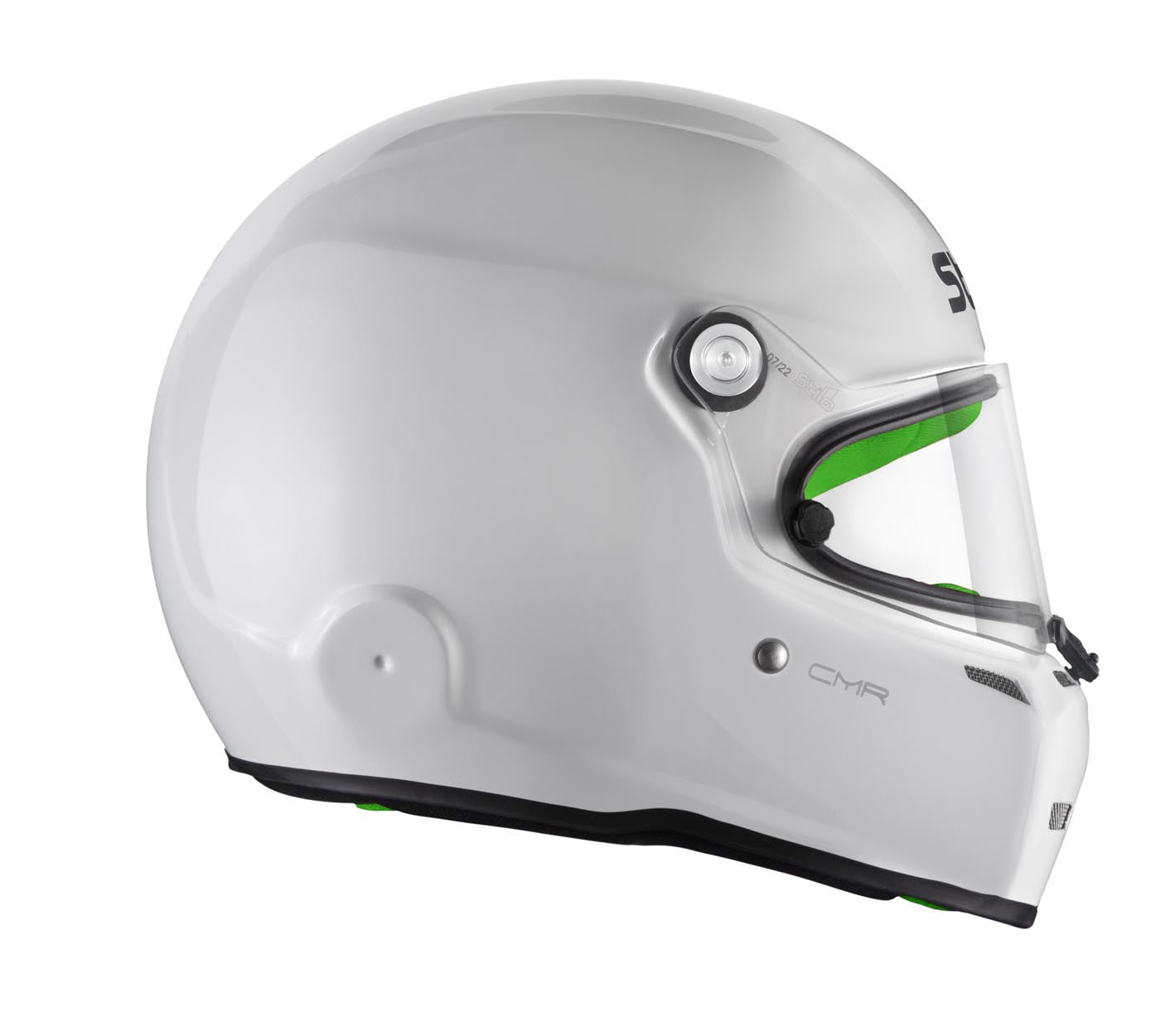 STILO AA0721AH2P56GRE Шолом для картингу ST5 CMR, Snell CMR2016, білий/зелений внутрішній розмір 56 Photo-6