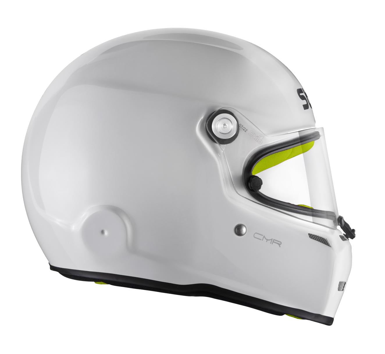 STILO AA0721AH2P57YEL Шолом для картингу ST5 CMR, Snell CMR2016, білий/жовтий внутрішній розмір 57 Photo-6