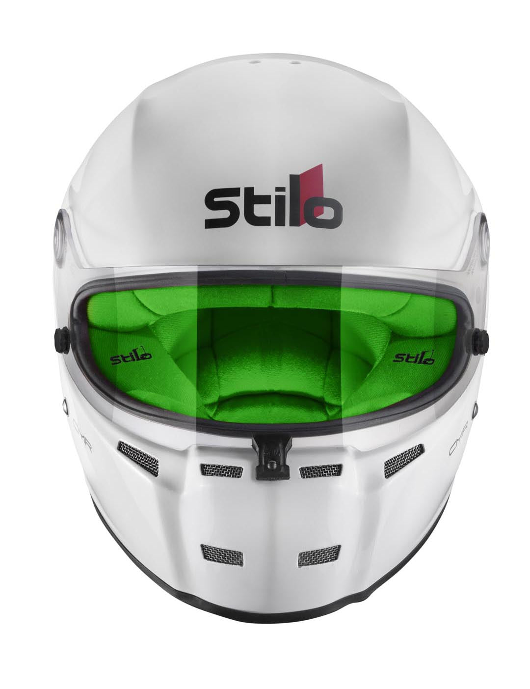 STILO AA0721AH2P57GRE Шолом для картингу ST5 CMR, Snell CMR2016, білий/зелений внутрішній, розмір 57 Photo-0