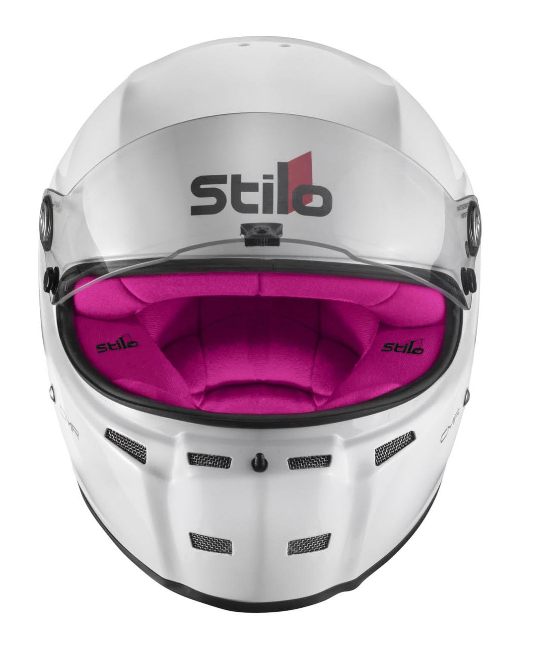 STILO AA0721AH2P54PNK Шолом для картингу ST5 CMR, Snell CMR2016, білий/рожевий внутрішній розмір 54 Photo-0