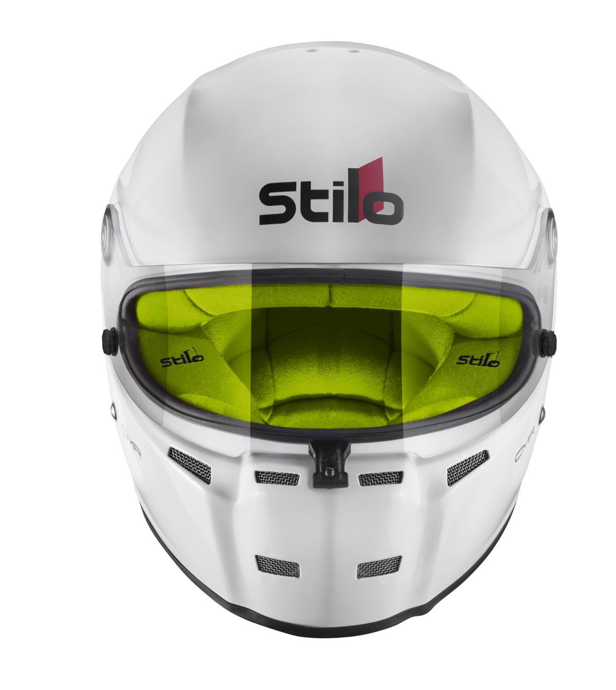 STILO AA0721AH2P57YEL Шолом для картингу ST5 CMR, Snell CMR2016, білий/жовтий внутрішній розмір 57 Photo-7