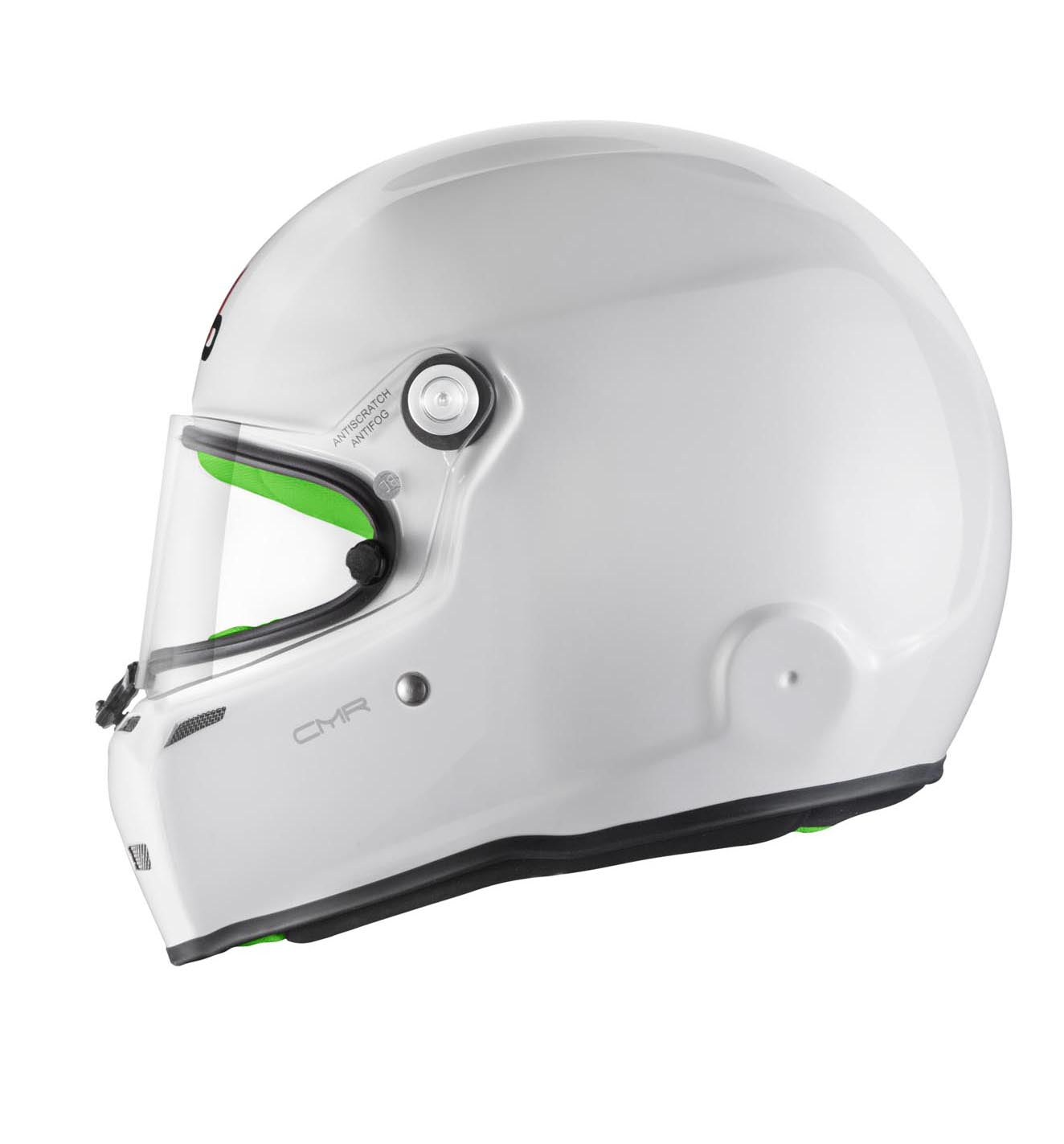 STILO AA0721AH2P59GRE Шолом для картингу ST5 CMR, Snell CMR2016, білий/зелений внутрішній, розмір 59 Photo-8
