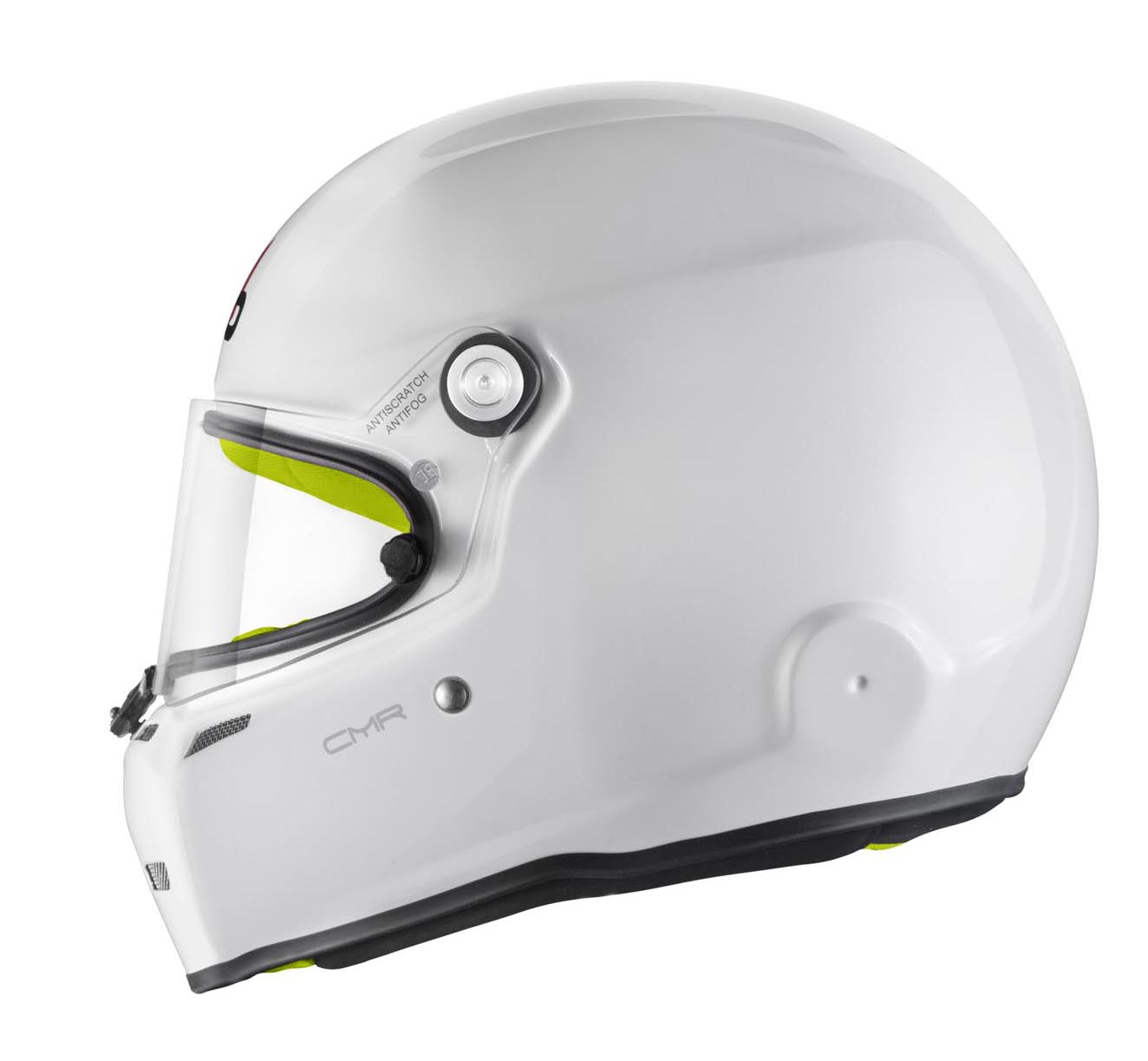 STILO AA0721AH2P54YEL Шолом для картингу ST5 CMR, Snell CMR2016, білий/жовтий внутрішній розмір 54 Photo-8