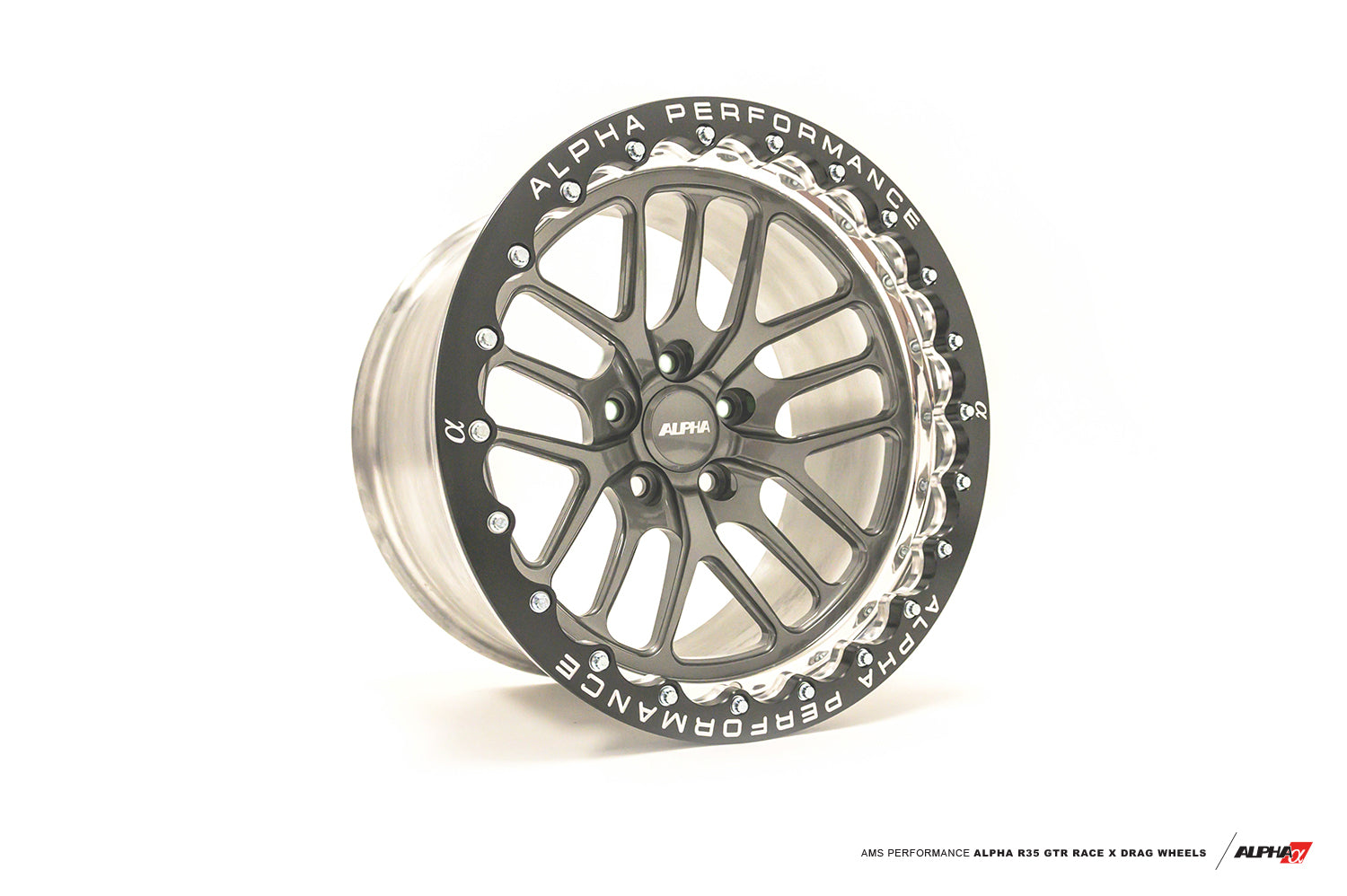 AMS AMSSB171F6566 Переднє колесо Beadlock Drag Drive NISSAN R35 GT-R (17X10", 2-Piece) Photo-0