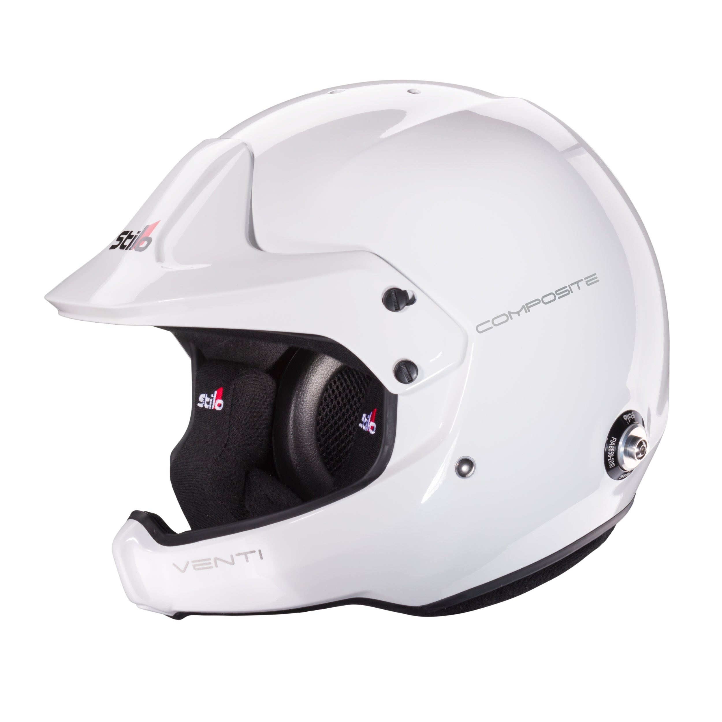 STILO AA0220BG2T540101 шолом для автоспорту Venti WRC des Composite Rally, FIA / SNELL 2020, білий, р-р 54 Photo-4