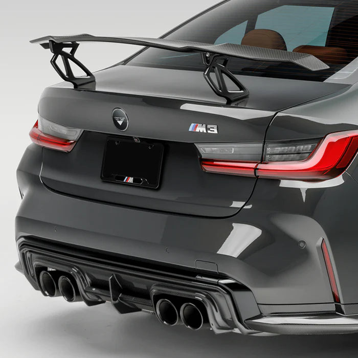 VORSTEINER BMV3375 Антикрило з матовими чорними стійками VRS (глянцевий карбон) для BMW M2 (G87) / M3 (G80) / M4 (G82) Photo-4