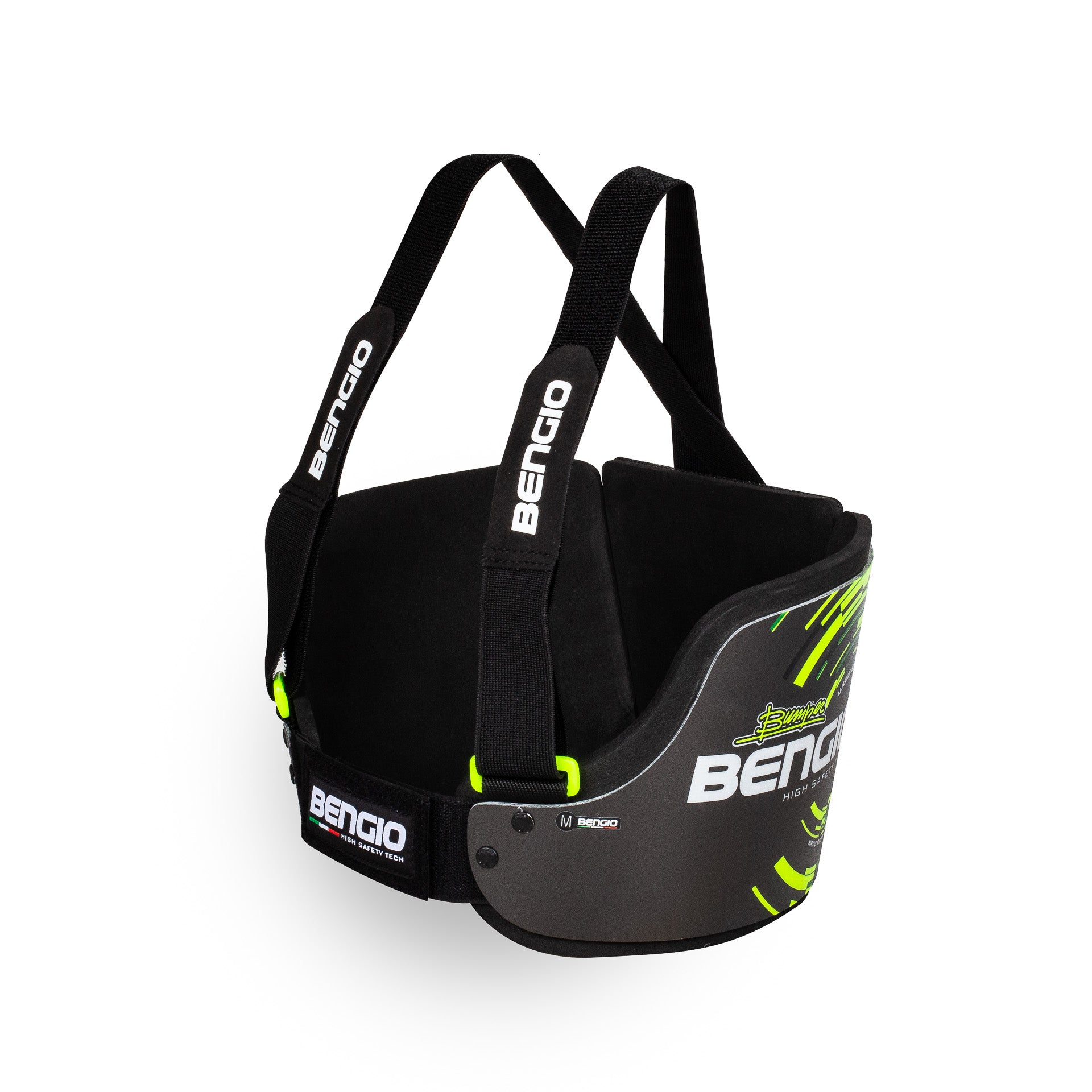 BENGIO STDLDSMGY BUMPER Lady Захист ребер жіноча для картингу, сірий/флюор. жовтий, розмір S/M Photo-0