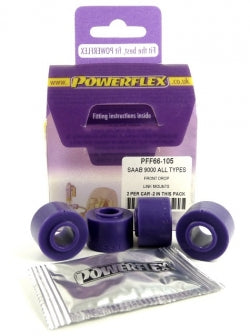 POWERFLEX PFF66-105 Втулки передньої стійки поперечної стійкості x2 для SAAB 9000 Photo-0