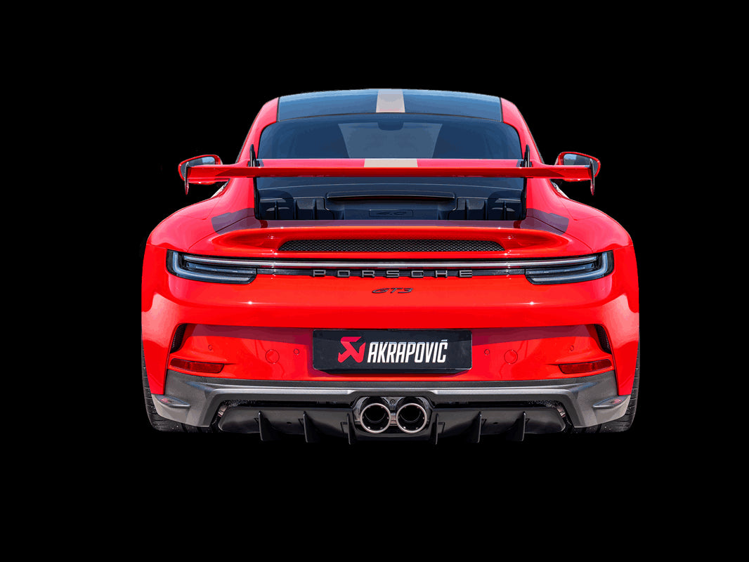 AKRAPOVIC DI-PO/CA/9/G Задній карбоновий дифузор (глянцевий) для PORSCHE 911 GT3 /GT3RS (992) 2021-2024 Photo-1
