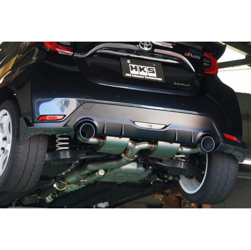 HKS 31029-AT010 Вихлопна система Super Turbo Muffler Ti для TOYOTA GR Yaris (4BA-GXPA16) 2020- Photo-2
