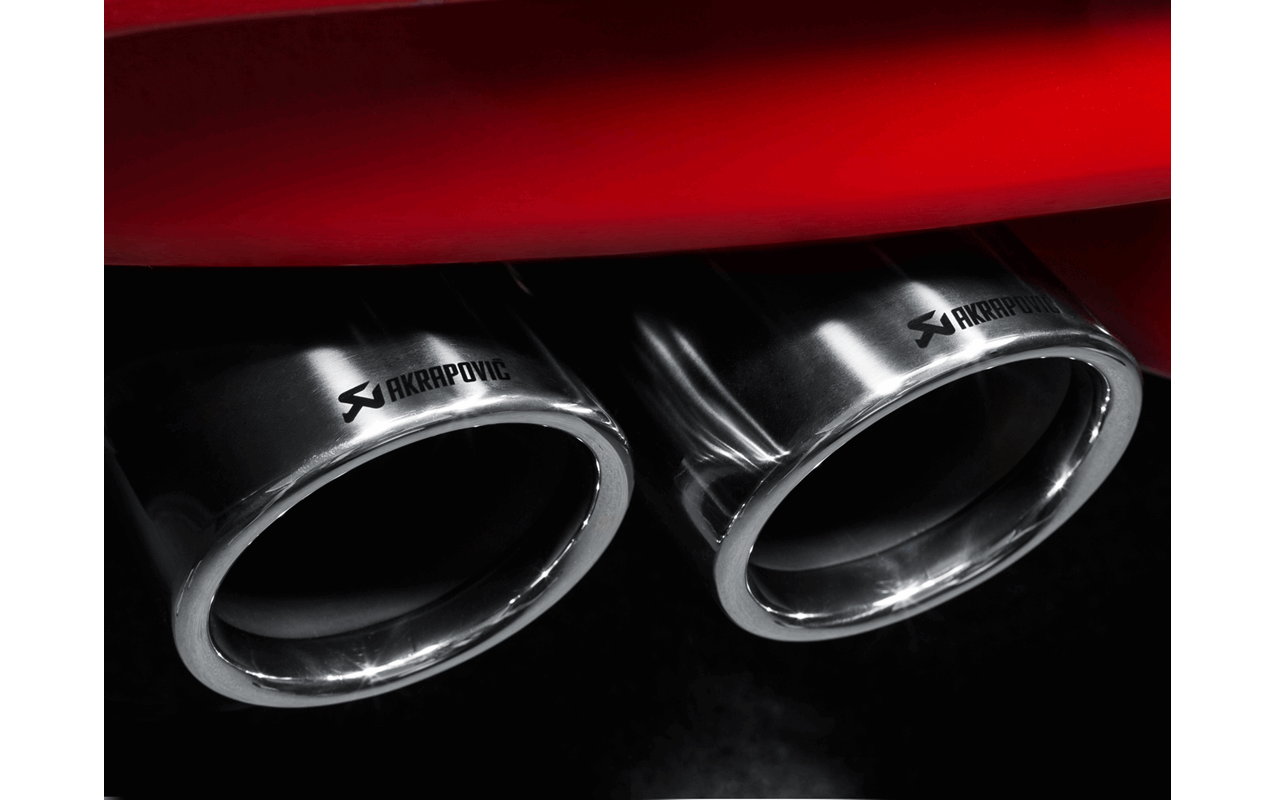 AKRAPOVIC TP-T/S/5 Насадки для BMW F10 M5 і F13 M6 (титан) Photo-2