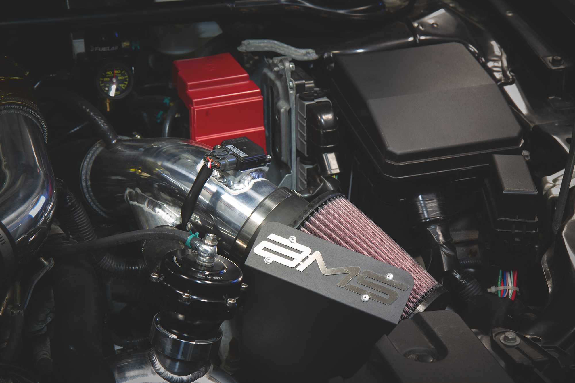 AMS AMS.04.08.0002-1 Система впуску для MITSUBISHI LANCER EVO X (полірований) Photo-1
