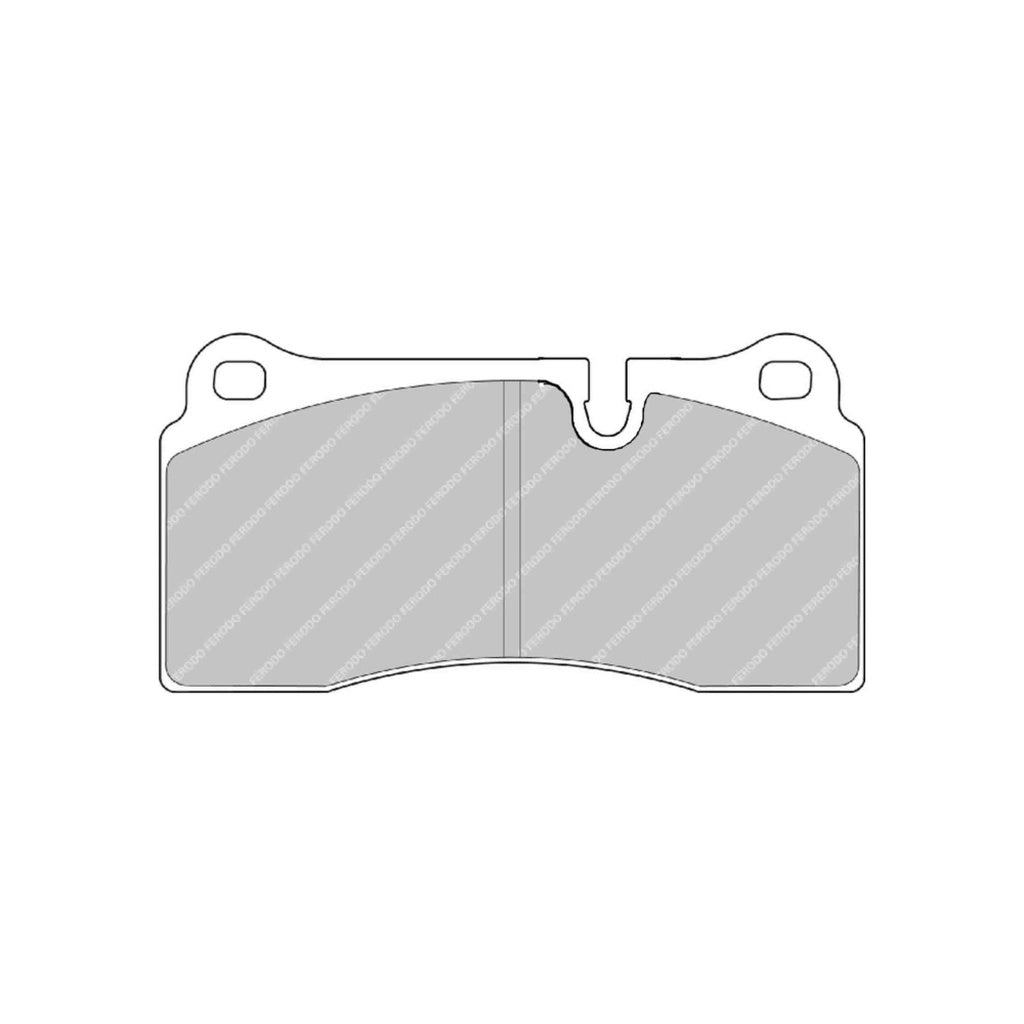 FERODO FDS1281 Задні гальмівні колодки DS Performance для NISSAN GT-R (R35) Photo-0