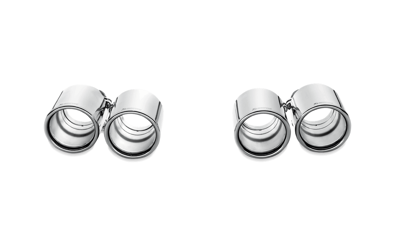 AKRAPOVIC TP-T/S/5 Насадки для BMW F10 M5 і F13 M6 (титан) Photo-0