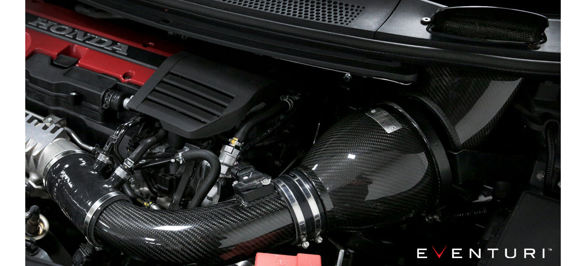 EVENTURI EVE-FK2V2-CF-RHD-INT Система впуску V2 (карбон) для HONDA Civic Type R (FK2) RHD Photo-1