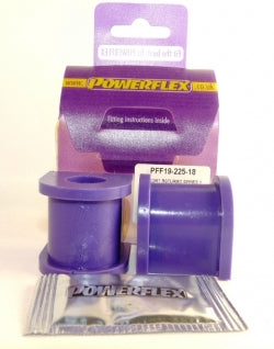POWERFLEX PFF19-225-18 Передня втулка стабілізатора поперечної стійкості (18 мм) x2 для FORD Cortina Mk4, Mk5, Escort RS Turbo Series 1 Photo-0