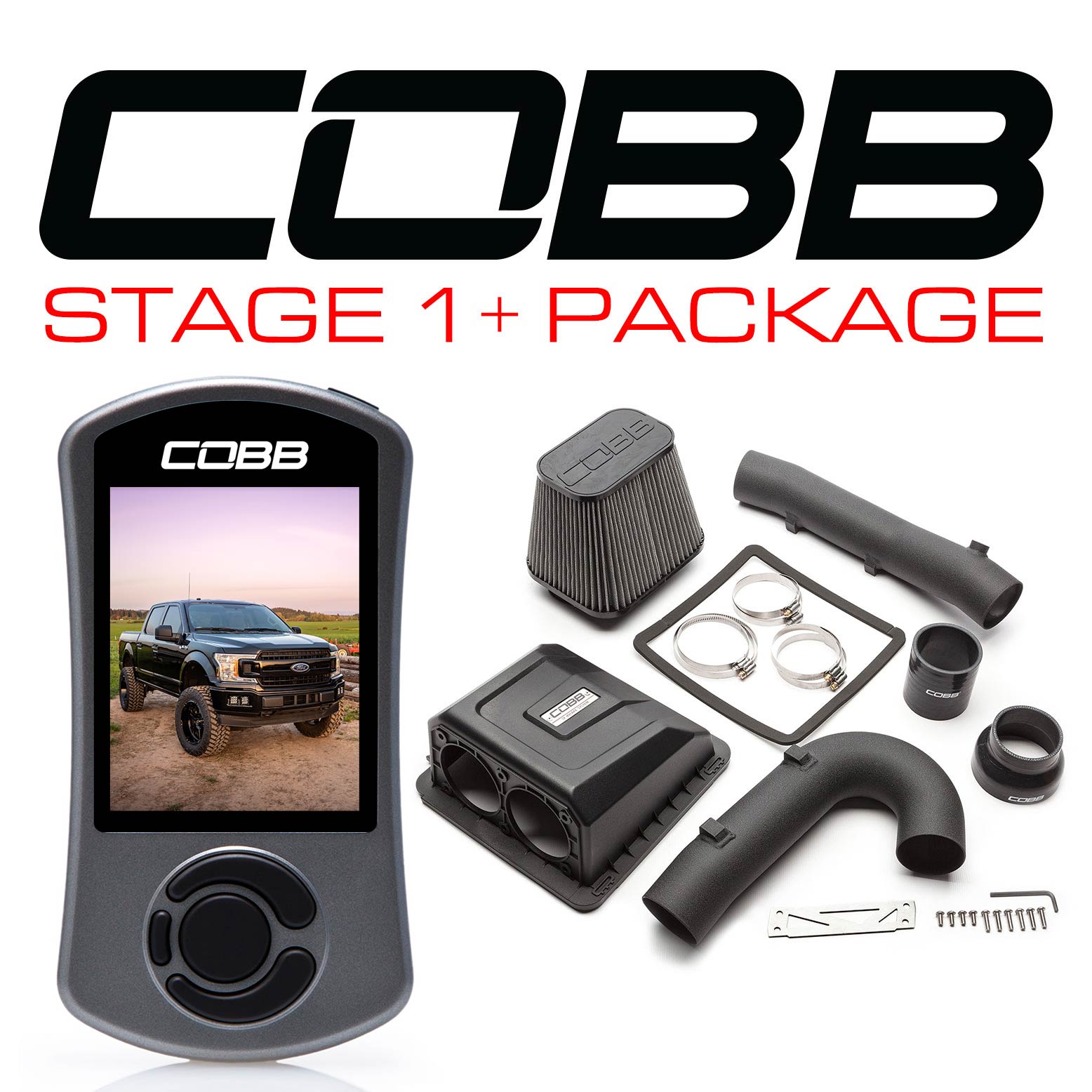 COBB FOR007001P Пакет потужності Stage 1+ для FORD F-150 Ecoboost 3.5L 2020 Photo-0