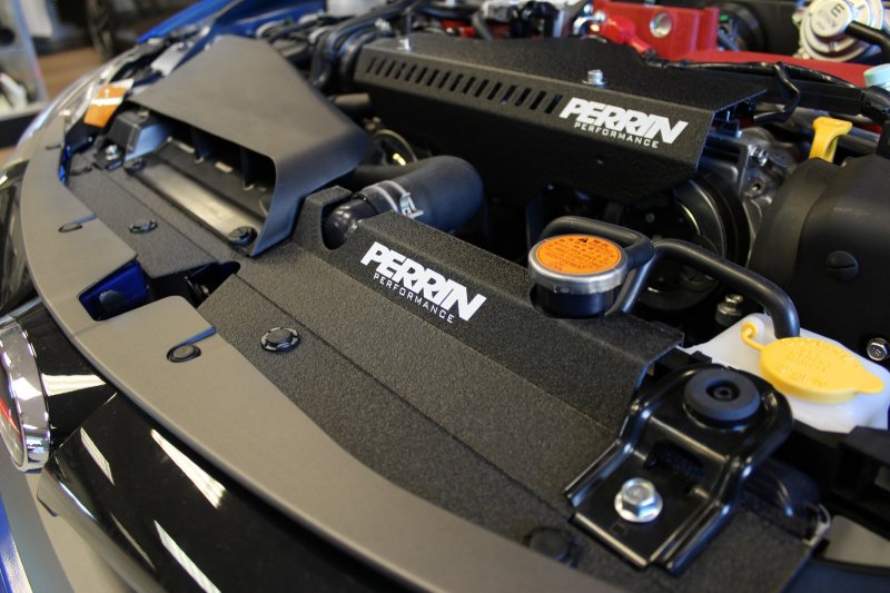 PERRIN PSP-ENG-510BK Пластина охолодження радіатора для SUBARU IMPREZA 2008-2014 WRX / STI Чорна Photo-4