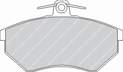 FERODO FCP775R Передні гальмівні колодки DS3000 для AUDI 100 / 90 / 80 / VW Golf (Mk3) Photo-0