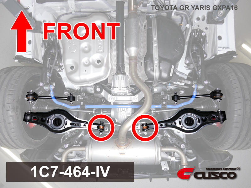 CUSCO 1C7 464 IV Важіль задньої підвіски TOYOTA GR Yaris (GXPA16) Photo-1