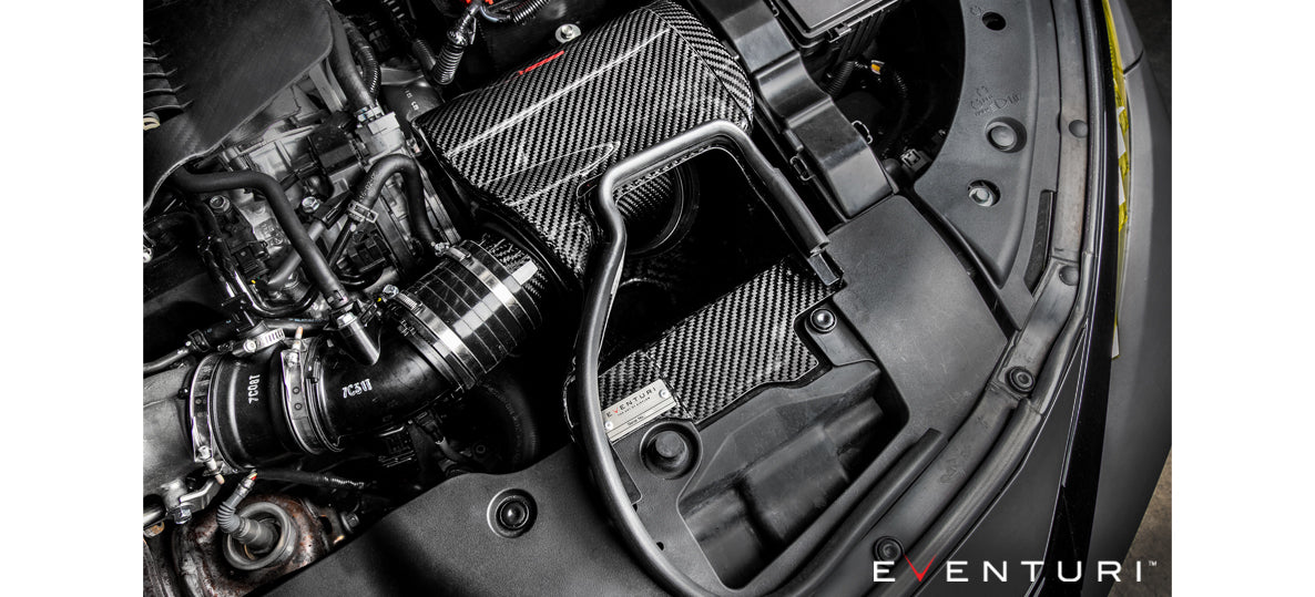 EVENTURI EVE-FK8-CF-INT Система холодного впуску для HONDA Civic Type R FK8 (карбон) Photo-3