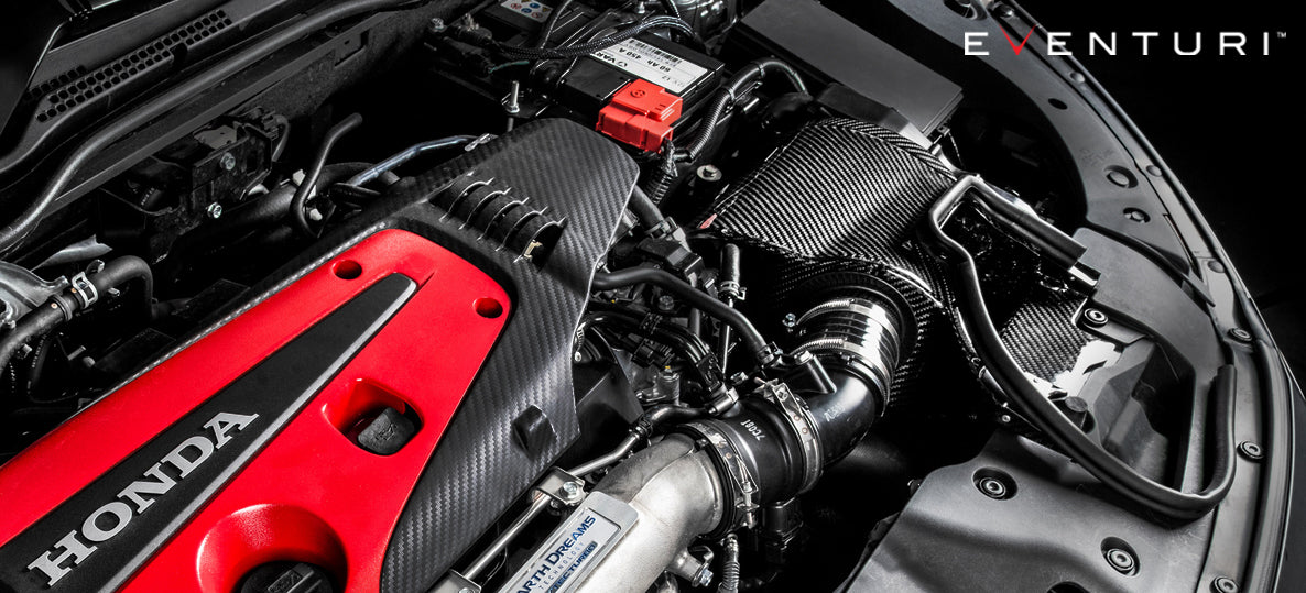 EVENTURI EVE-FK8-CF-INT Система холодного впуску для HONDA Civic Type R FK8 (карбон) Photo-6